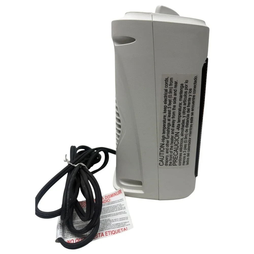Mainstays Ceramic Space Heater 700/1500W Adjustable Thermostat Tested w/ Box